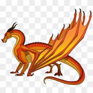 Hybrid And Special Dragons - Wof Skywing Seawing Hybrid Clipart