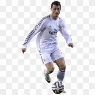 Real Cristiano Madrid Ronaldo Football Player C - Player Clipart