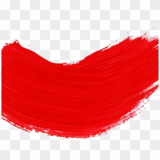 Paint Brush Clipart Swipe - Red Brush Stroke Png Transparent Png