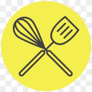 Whisk And Spatula - Icon Clipart