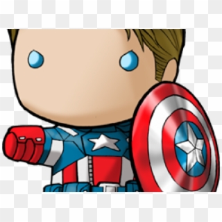 Captain Marvel Clipart Chibi - Chibi Steve Rogers Avengers - Png Download