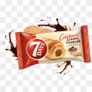 Cream & Cookies - 7days Croissant Clipart