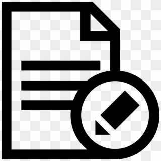 Document Text Edit - Information Document Icon Clipart