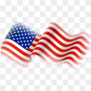 Waving American Flag Png Clipart