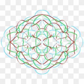 Drawing Trippy Sacred Geometry Transparent Clipart - Circle - Png Download