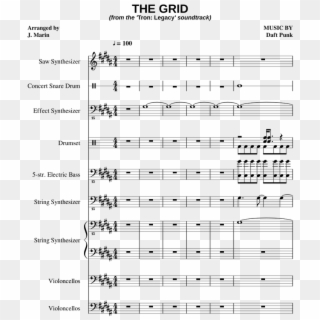 The Grid - Sheet Music Clipart