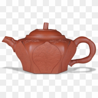 A Lotus Shaped Yixing Teapot - Teapot Clipart