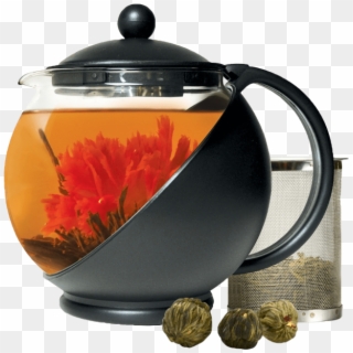 3 Spout Teapot Png - Cool Glass Tea Kettle Clipart