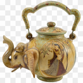 Vintage Elephant Teapot 5 Clipart