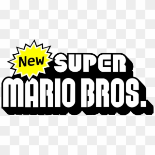 New Super Mario Bros - New Super Mario Logo Clipart