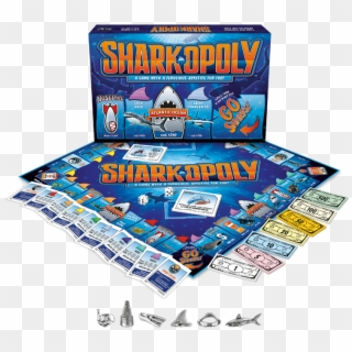New From Late For The Sky - Shark Board Games Clipart