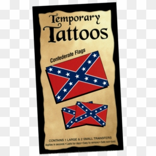 Confederate Rebel Accessories - Temporary Tattoo Clipart