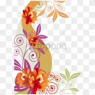 Free Png Colorful Floral Design Png Png Image With - Floral Flower Design Png Clipart