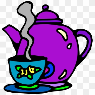 Tea Cup Clipart Hot Kettle - Tea Cup Clip Art - Png Download