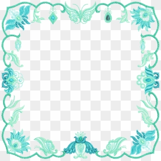 Turquoise Frame Png Image Background - Portable Network Graphics Clipart