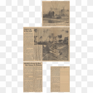 Sky Manor Fire Feb 6 1957 - Newspaper Clipart