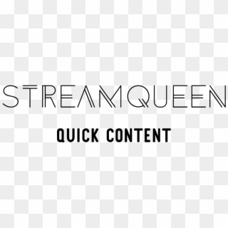 #streamqueen - Line Art Clipart