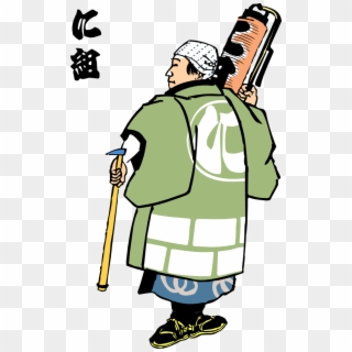Japanese Edo Period Fire Fighters 4 555px - Firefighter Clipart
