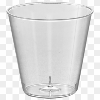 1oz Round Shot Glasses Clear Plastic Disposable Cups, - Pint Glass Clipart