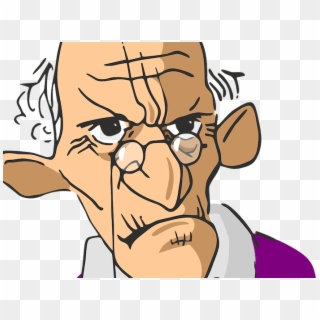 Old Man Impression - Cartoon Grumpy Old Man Clipart