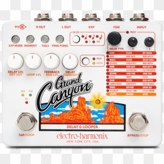 Electro-harmonix Grand Canyon Delay & Looper Pedal - Electro Harmonix Grand Canyon Clipart