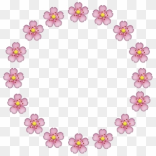Sakura Emojis Iphone Emoji Aesthetic Localcupcakeaesthe - Pitch Circle Diameter Tablet Press Clipart