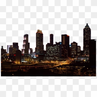 Atlanta Skyline - Transparent Atlanta Skyline Png Clipart