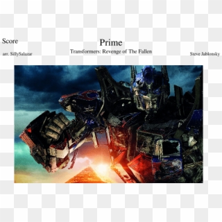 Revenge Of The Fallen - Transformer Optimus Prime Hd Clipart