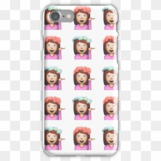 Sassy Hula Girl Emoji Pattern Iphone Cases Skins Png - Smartphone Clipart