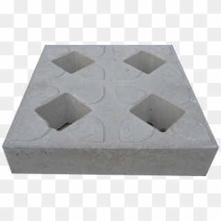 Paving Grass Block Motif - Concrete Clipart