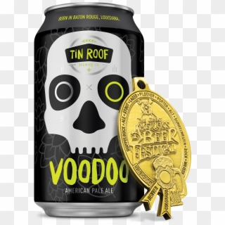 Can W/medal - Tin Roof Voodoo Pale Ale Clipart