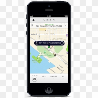 Uber On Phone Png Clipart