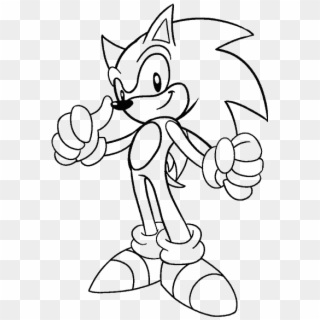 Tails Drawing Modern - Sonic Drawing Clipart