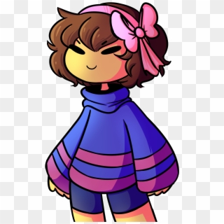 Undertale Hair Clothing Pink Purple Fictional Character - Beautiful Frisk Clipart