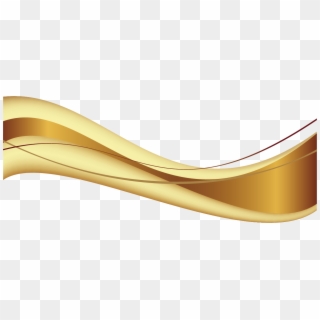 Vector Golden Wave - Transparent Gold Wave Png Clipart