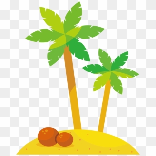 Coconut Tree Png Free Download - Coconut Tree Cartoon Png Clipart