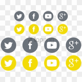 Free Png Social Media Icon Sets For Your - Social Media Follow Png Clipart