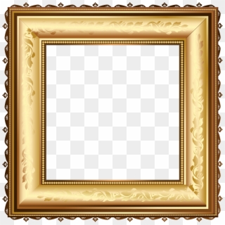 Brown And Gold - Picture Frame Clipart