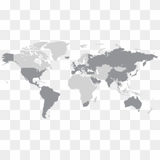 Country Background Png - Schematic Map Of The World Clipart