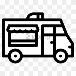 Free Png Food Truck Icon - White Food Truck Clip Art Transparent Png