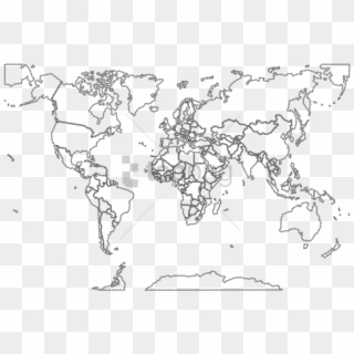 Free Png Download Blank Color World Map Png Png Images - World Map To Fill Clipart