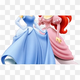 Disney Princess Ariel And Cinderella Clipart