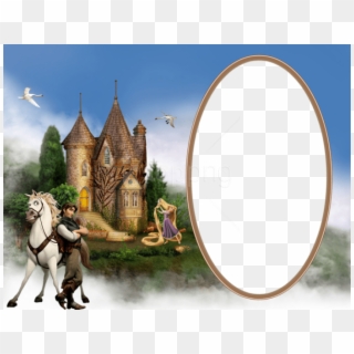 Free Png Rapunzel Transparent Kidsframe Background - Stamp Frame Transparent Background Clipart
