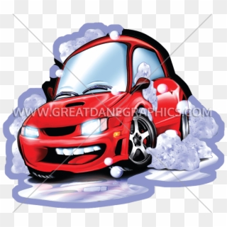 T Shirt Design For Car Washes - City Car Clipart