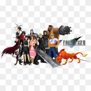 Final Fantasy Vii Comes To Xbox One And Nintendo Switch - Final Fantasy Vii Characters Art Clipart