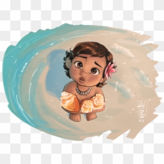 Moana Baby Imagem Com Contorno Branco Moana Bebe Moana Baby Png Clipart 5753 Pikpng