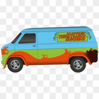 Scooby Doo The Mystery Machine Chevrolet Chevy Van - Scooby Doo 2002 Van Clipart