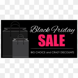 Black Shopping Bags - Black Friday Sale Banner Clipart