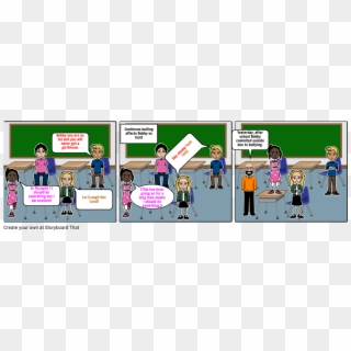 Bulling Is Wrong - Cartoon Clipart
