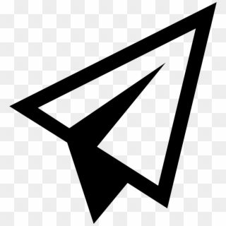 Paper Airplane Symbol Comments - Paper Airplane Logo Png Clipart